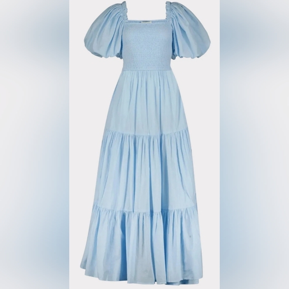 🩵JessaKae NWOT Light Blue Luna Maxi Dress - Picture 4 of 12